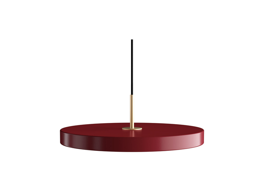 hanglamp - medium - ruby red - (op bestelling)