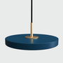 hanglamp - micro - petrol blue - (op bestelling)