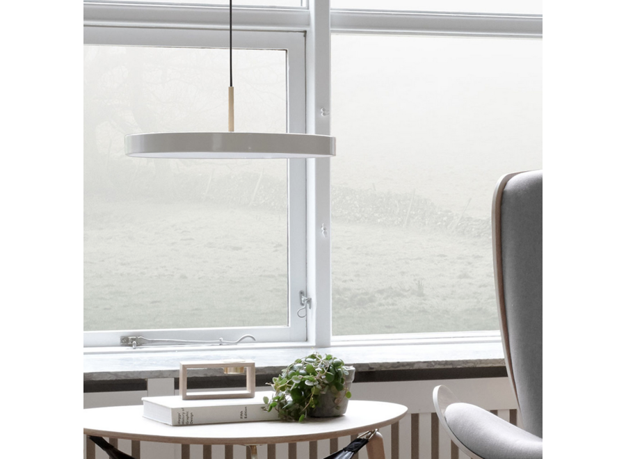 hanglamp - mini - pearl white - (op bestelling)