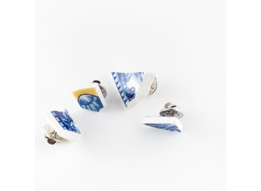 Pin - scherfje van geluk - xs kaartje met pin