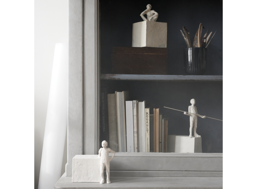 karakter - beeldje - boekensteun - weegschaal