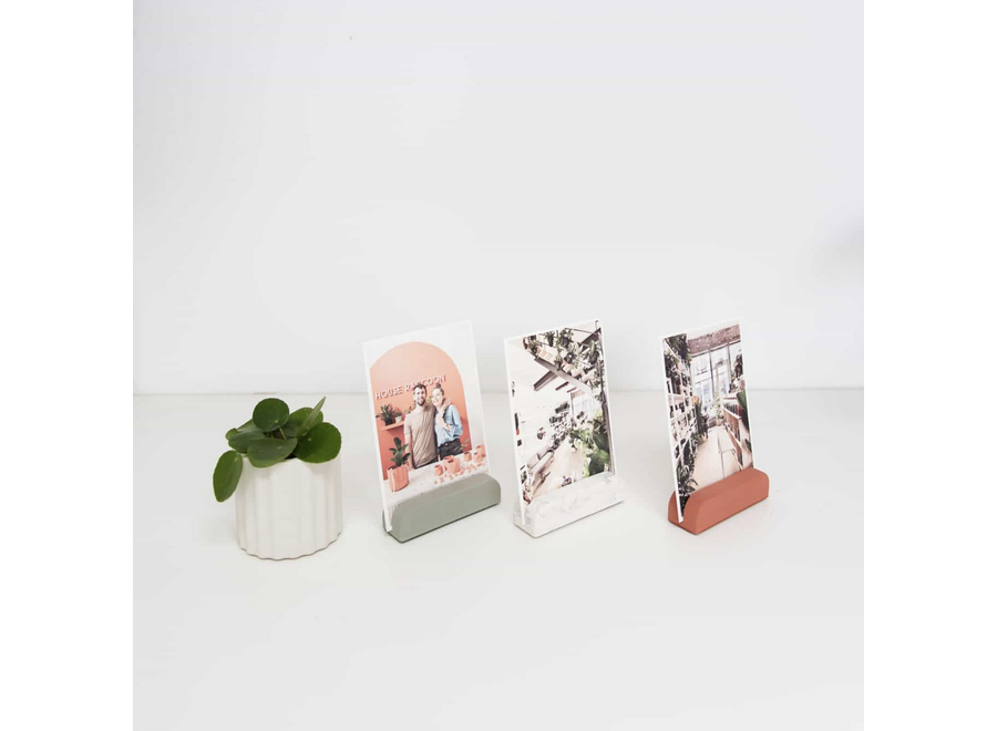 kaart- of fotohouder - m - oud roze