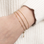 armbandje - pattern - verguld
