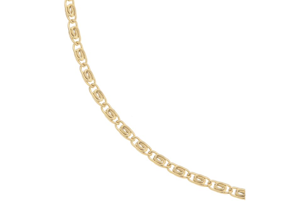 armbandje - pattern - verguld