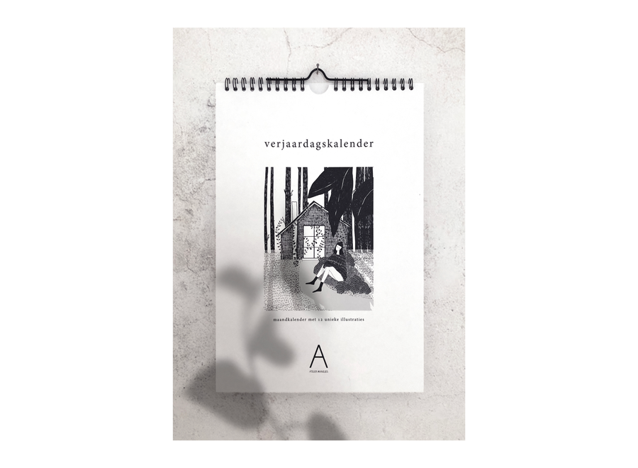 verjaardagskalender - illustraties