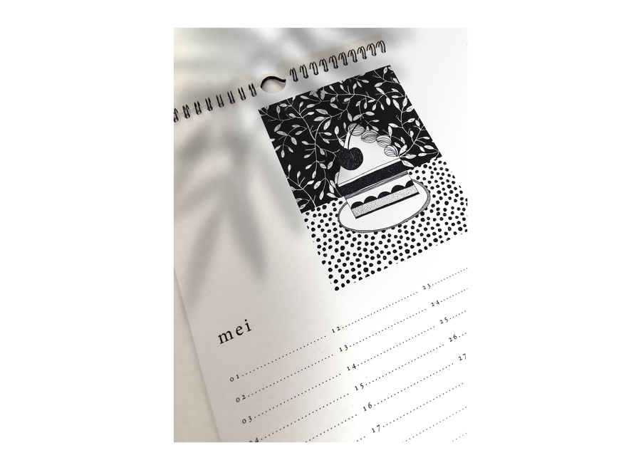 verjaardagskalender - illustraties