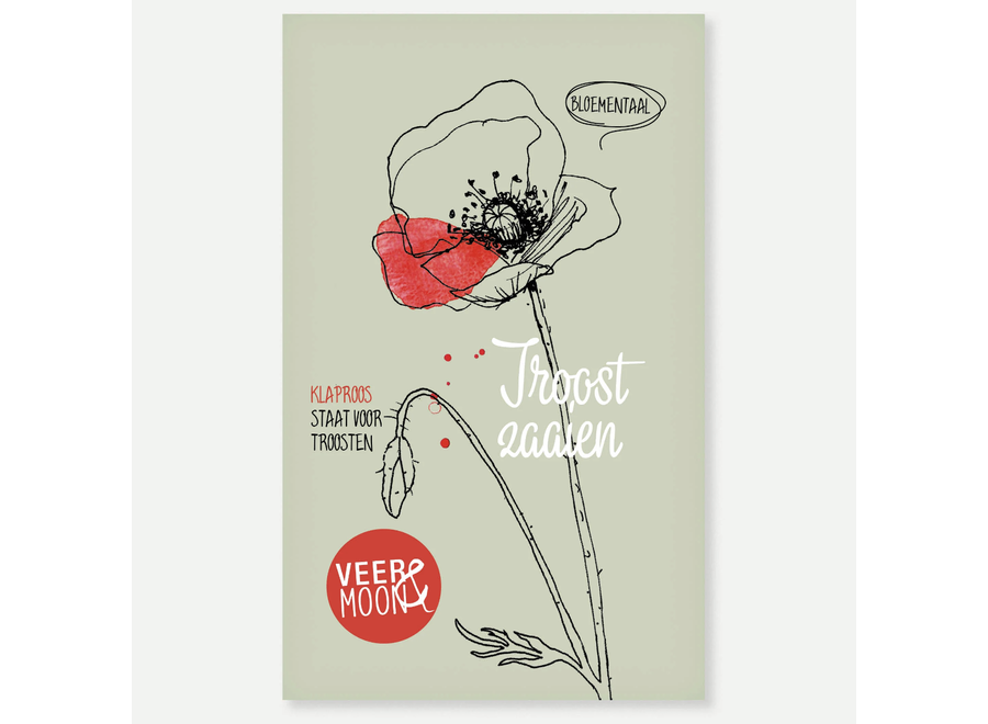 zadenzakje met een boodschap - troost