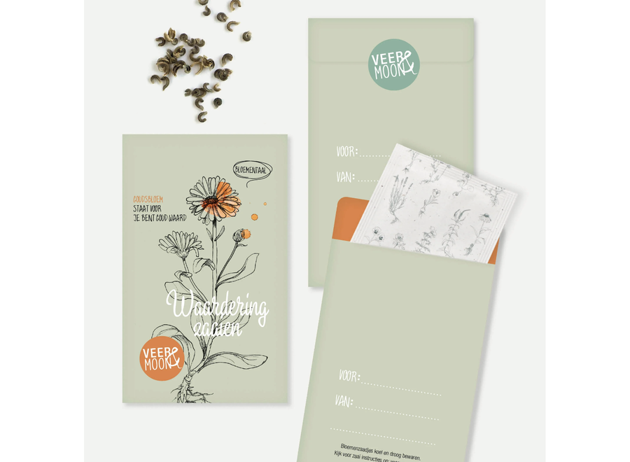 zadenzakje met een boodschap - waardering