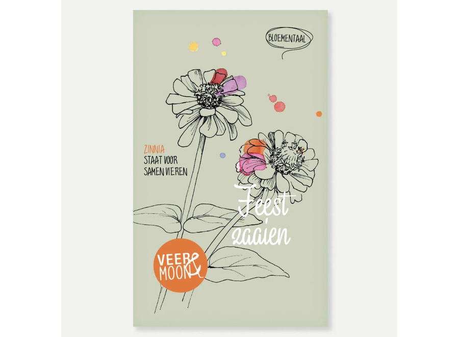 zadenzakje met een boodschap - feest