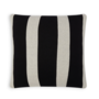 kussen - stripe - # black - 100% katoen