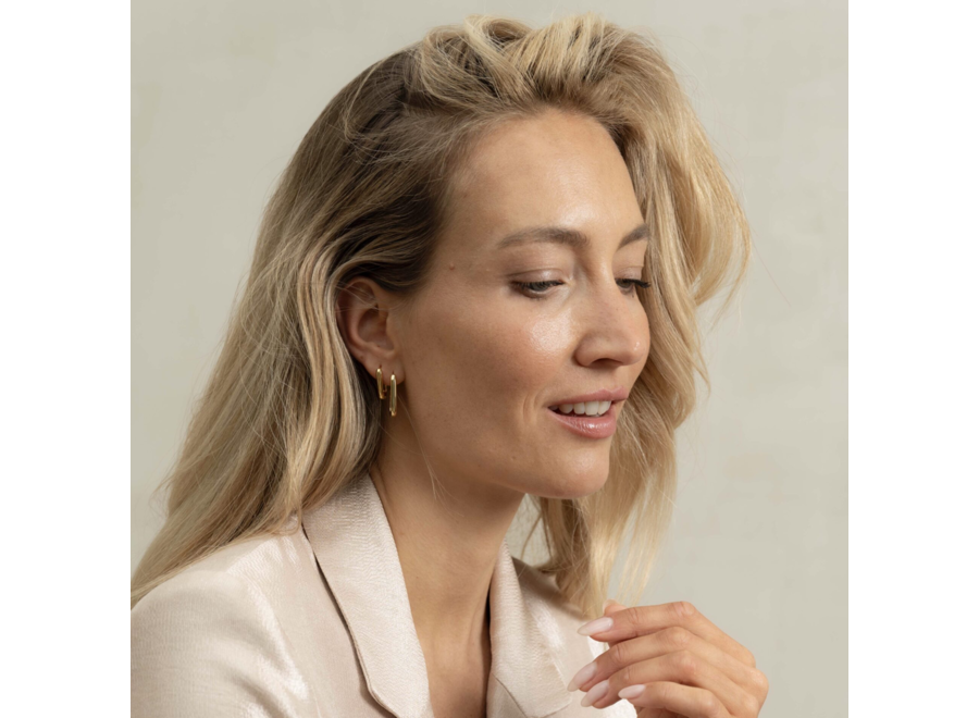 oorstekers - simplicity - s - verguld