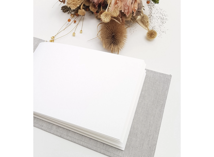 herinneringsboek - geliefd - natuurlinnen