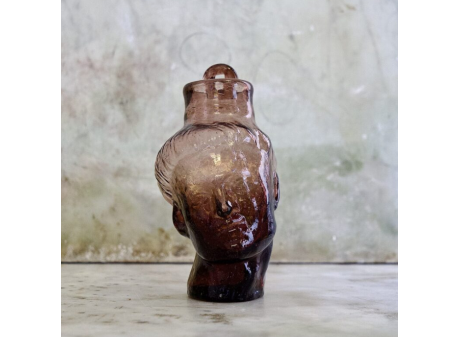 wandvaas simon - mondgeblazen glas - raspberry