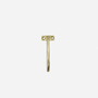 haak - single - brushed brass