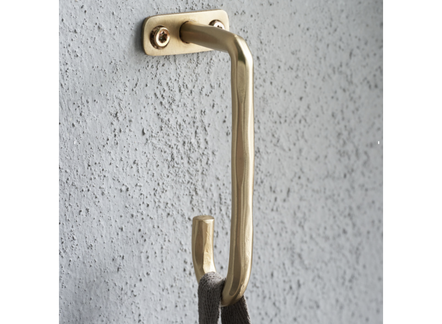 haak - single - brushed brass