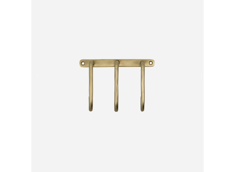 haak - triple - brushed brass