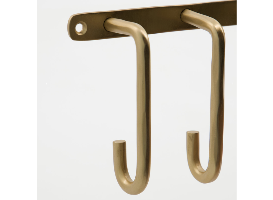 haak - triple - brushed brass