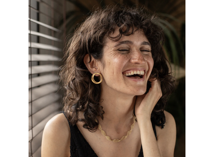 oorstekers - geste doubles - verguld