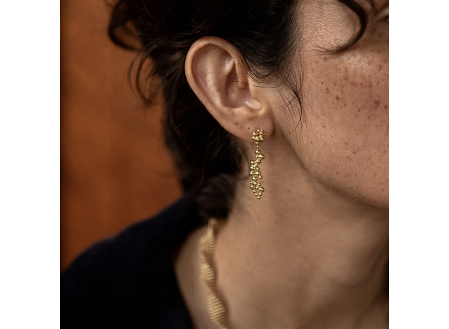 oorstekers - boucles deia - verguld