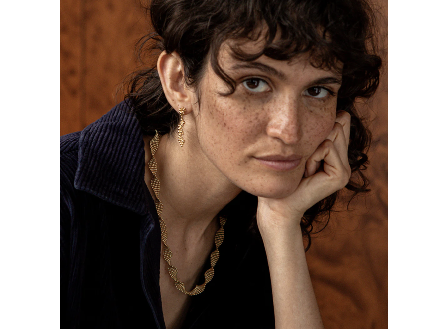 oorstekers - boucles deia - verguld