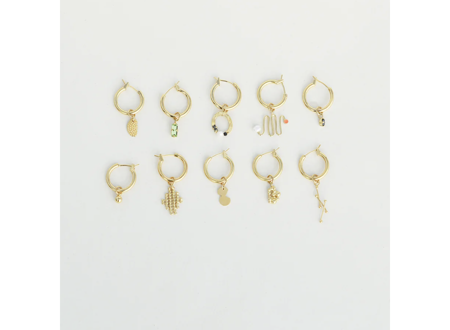 hangertje - charm esma - verguld