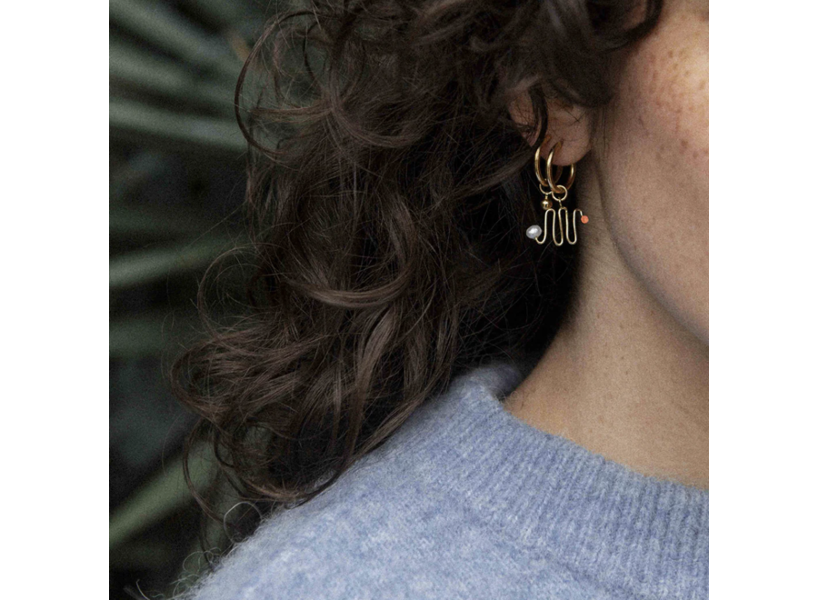 hangertje - charm vestiges - verguld