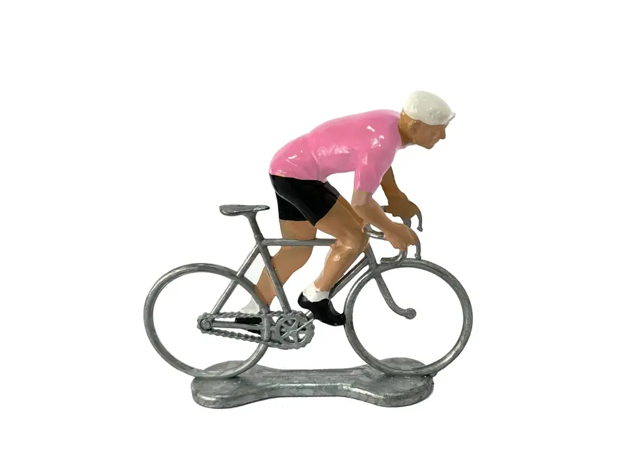 cyclist - klimmer - roze trui - giro