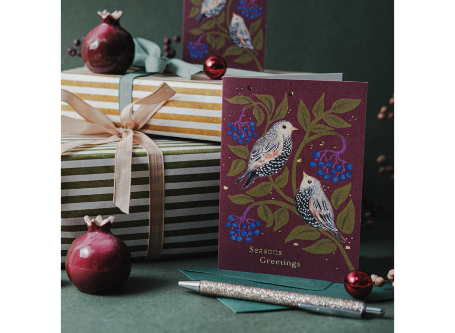 kerst- en nieuwjaarskaart - seasons greetings