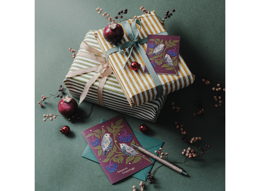 kerst- en nieuwjaarskaart - seasons greetings