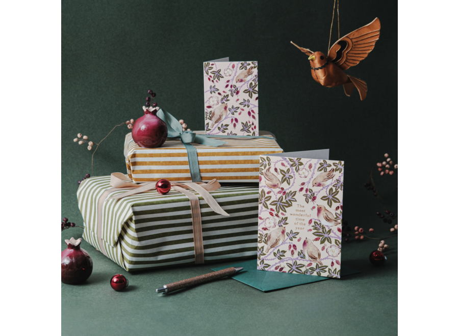 kerst- en nieuwjaarskaart - the most wonderful time