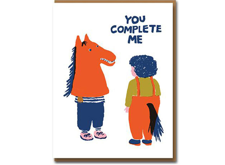 wenskaart - you complete me