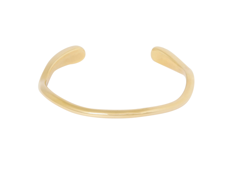 armband - twist 2 - verguld
