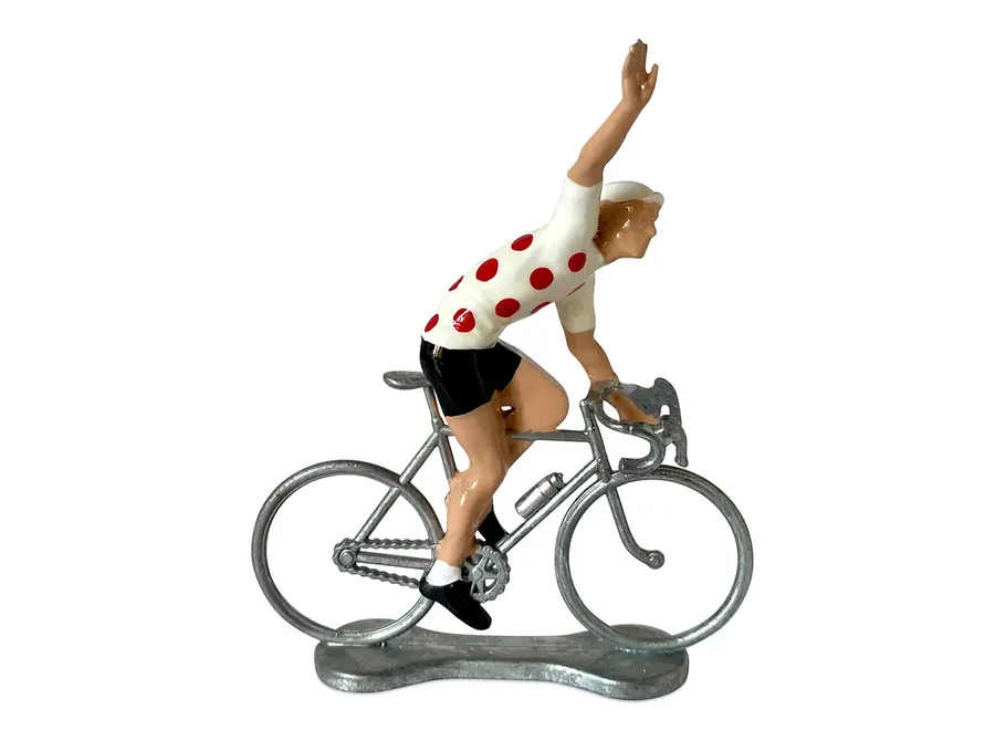 cyclist - winner - bolletjes trui