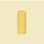 led-kaars - pilaar - 7,8cm x 20cm - wheat yellow