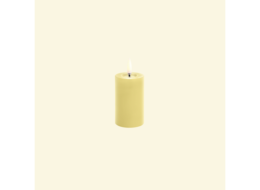 xxl led-theelicht - d5cm x h7,5cm - wheat yellow