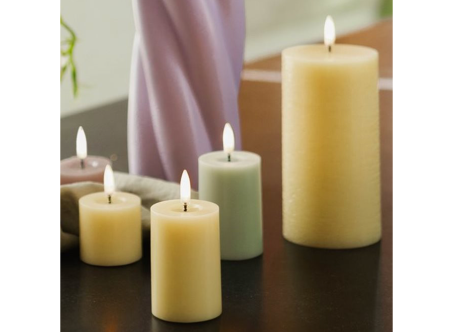 xl led-theelicht - d5cm x h4,5cm - dusty green