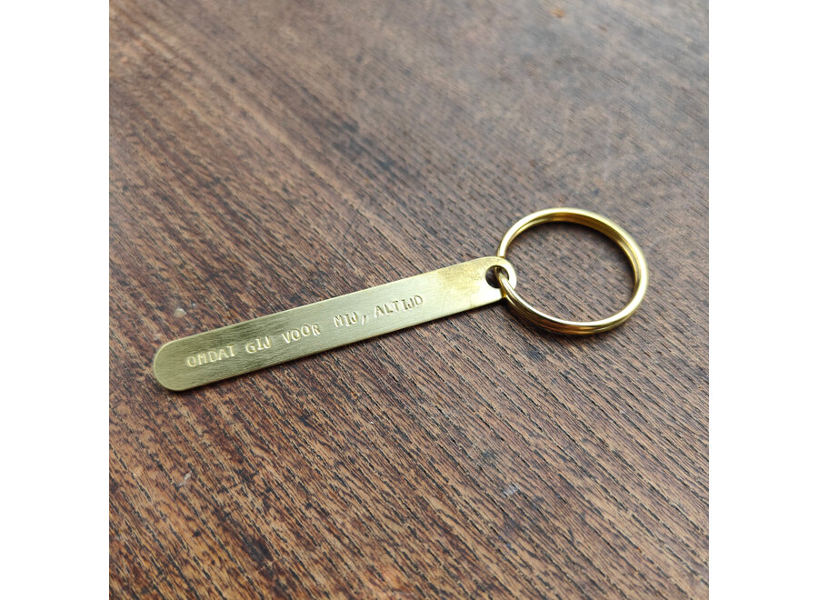 sleutelhanger - omdat gij voor mij, altijd