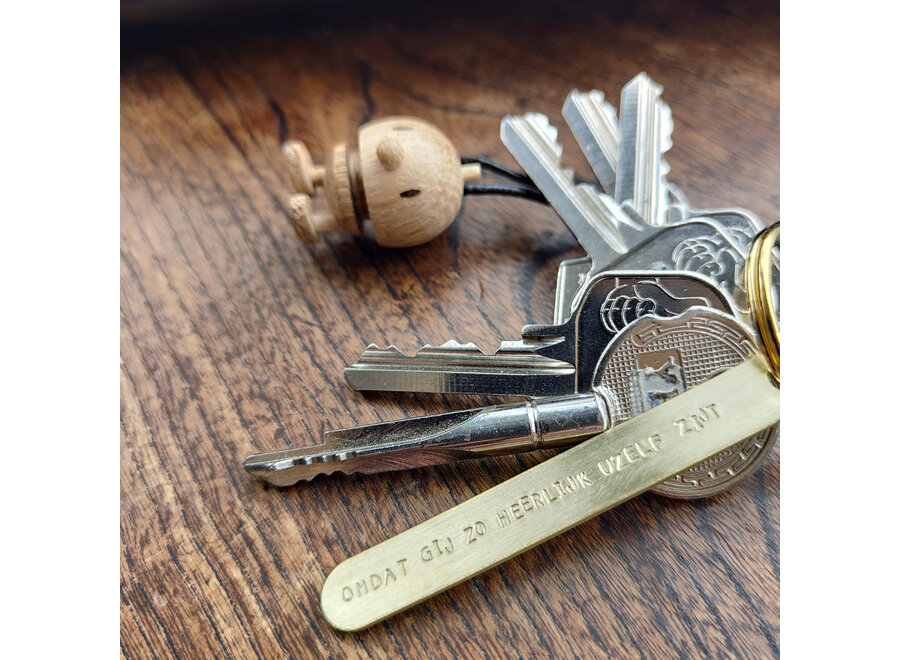 sleutelhanger - omdat gij voor mij, altijd