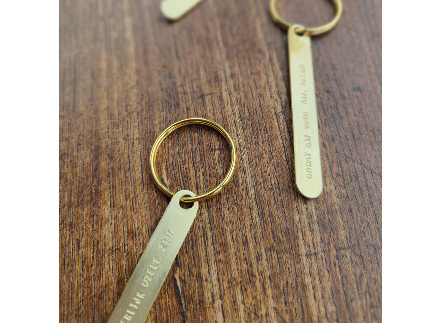 sleutelhanger - omdat gij zo heerlijk uzelf zijt