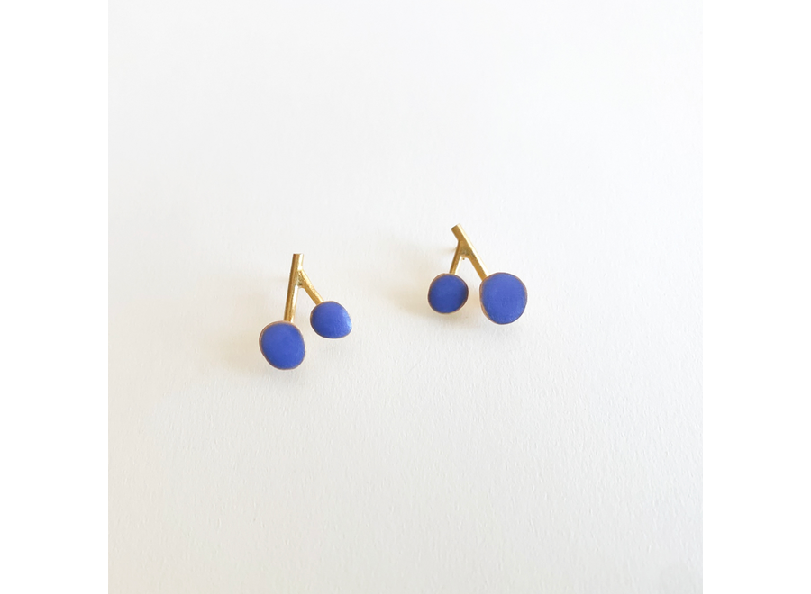 oorstekers - blossom - blue