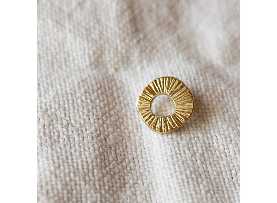 pin open - zonneke 'atelier ode' - verguld