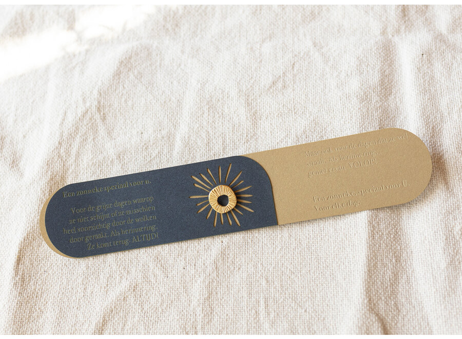 pin open - zonneke 'atelier ode' - verguld