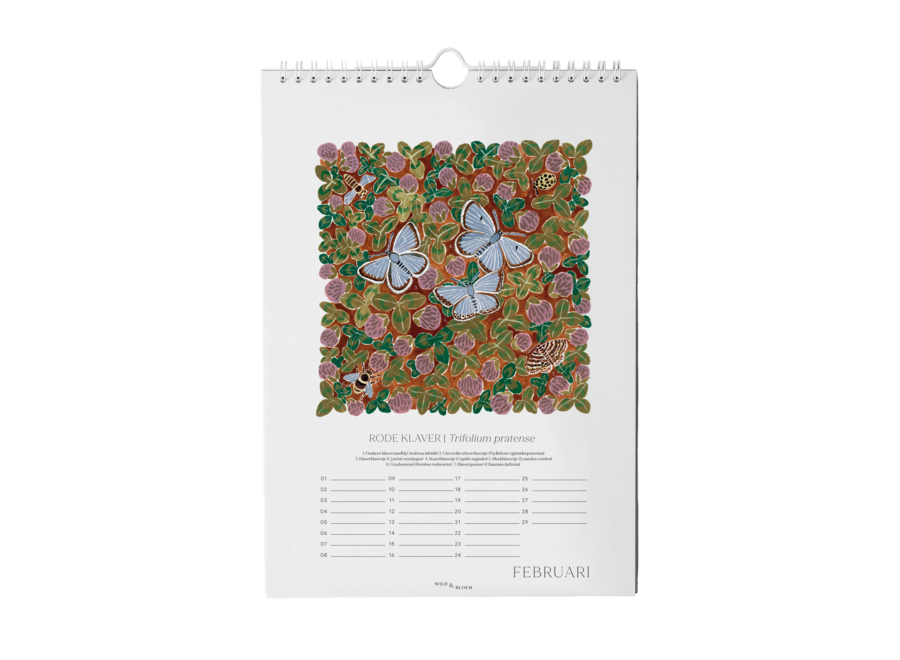 verjaardagskalender - botanical