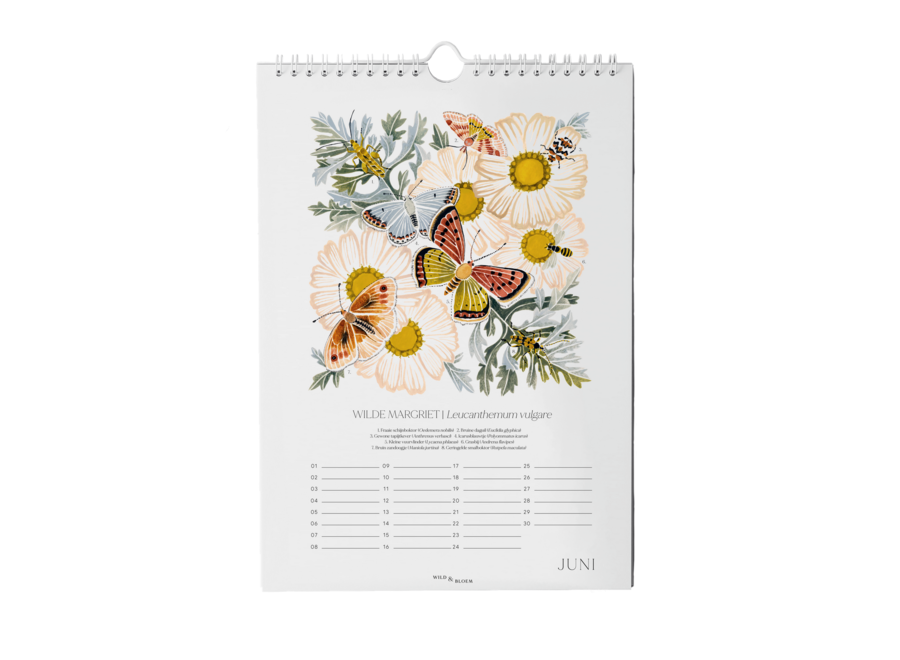 verjaardagskalender - botanical