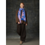 sjaal - wolvis - aurata cobalt - maxi