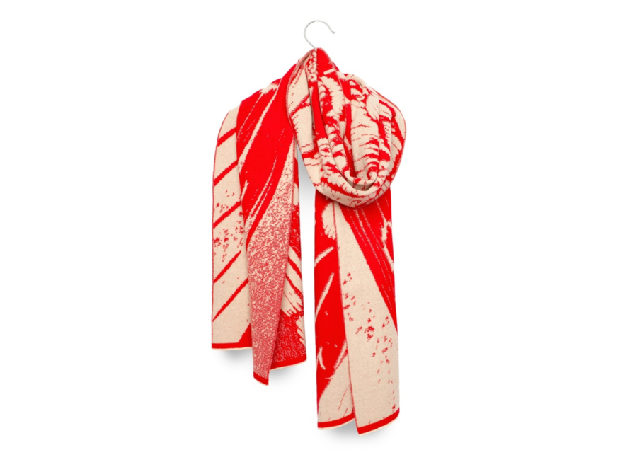 sjaal - wolvis - aurata poppy - maxi