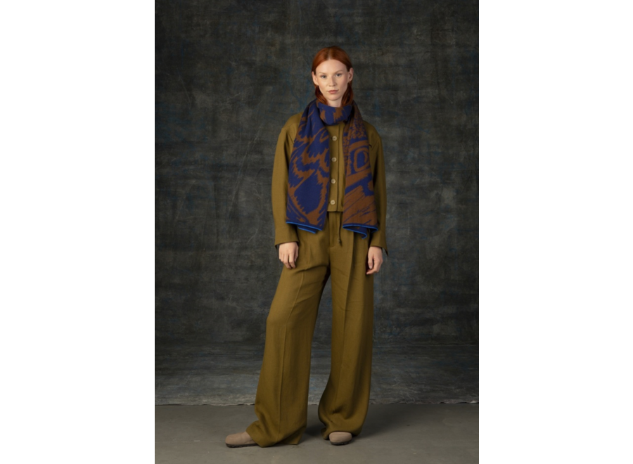 sjaal - wolvis - furcula cacao - maxi