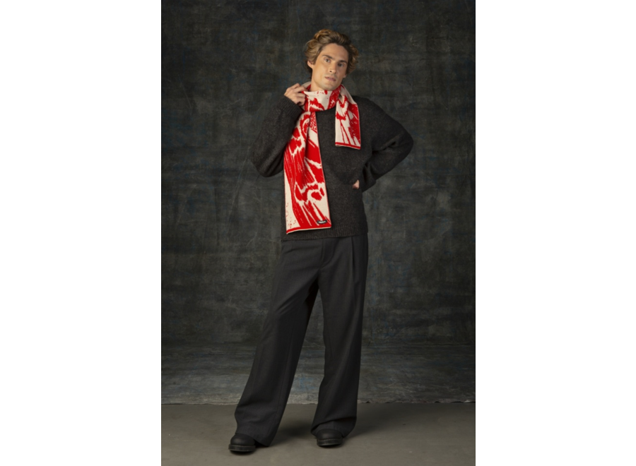 sjaal - wolvis - aurata poppy - midi