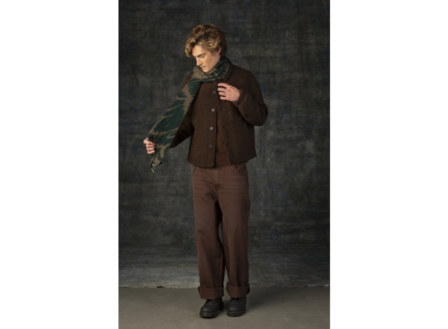 sjaal - wolvis - furcula forest - midi