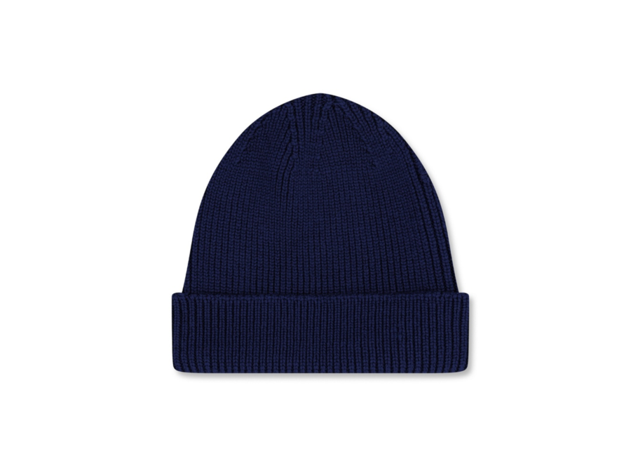 wolvis - beanie - indigo